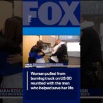 Heroic Rescue: Woman Saved from Burning Truck on US 60 Reunites with Her Rescuers