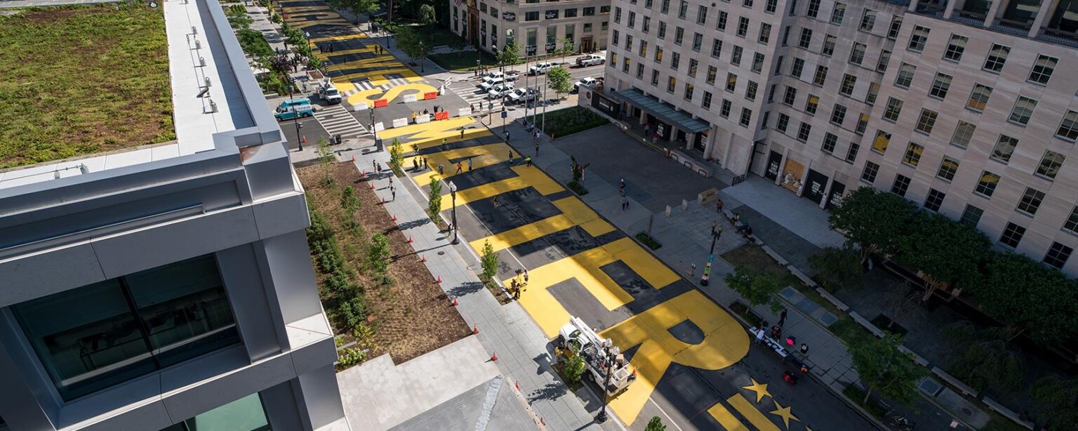 Iconic Black Lives Matter Plaza in Washington DC Demolished Iconic Black Lives Matter Plaza in Washington DC Demolished