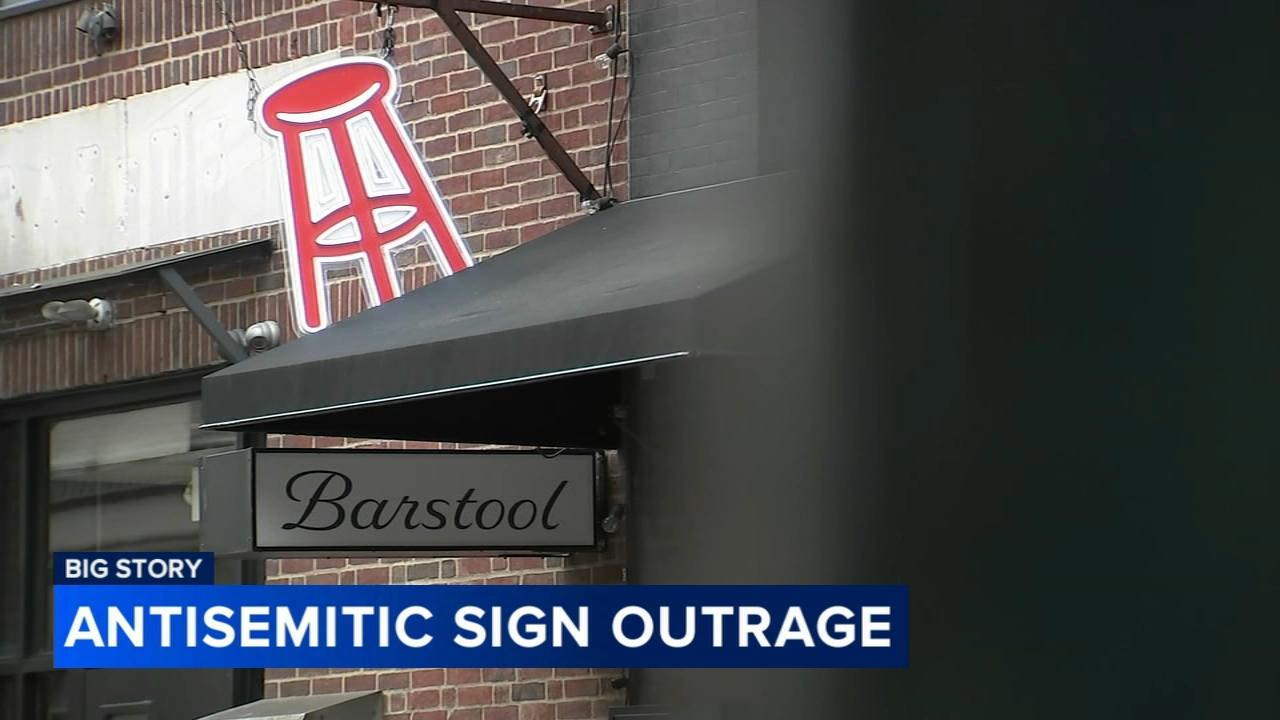 Antisemitic Sign at Barstool Sansom Street in Philadelphia Sparks Outrage; Temple University Student Suspended Antisemitic Sign at Barstool Sansom Street in Philadelphia Sparks Outrage; Temple University Student Suspended