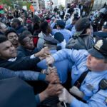 Tensions Flare as Protesters Clash with Police Outside Trump-Harris Debate in Philadelphia