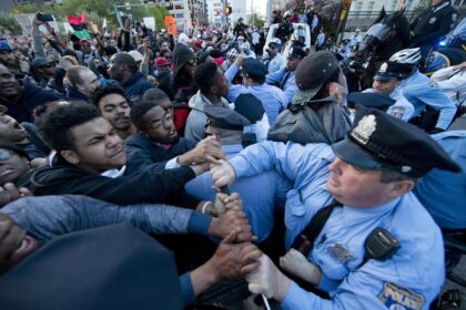Tensions Flare as Protesters Clash with Police Outside Trump-Harris Debate in Philadelphia