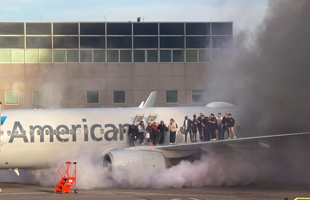 American Airlines Passengers Share Harrowing and Exhausting Experience After Plane Fire Upon Arrival in Dallas American Airlines Passengers Share Harrowing and Exhausting Experience After Plane Fire Upon Arrival in Dallas