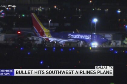 Bullet Hits Southwest Airlines Plane in Dallas Just Before Takeoff