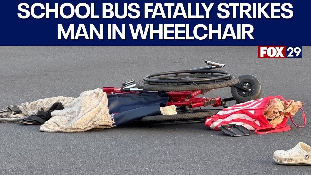 Person in Wheelchair Fatally Struck by School Bus at 5th Street and Lehigh Avenue in Philadelphia Person in Wheelchair Fatally Struck by School Bus at 5th Street and Lehigh Avenue in Philadelphia