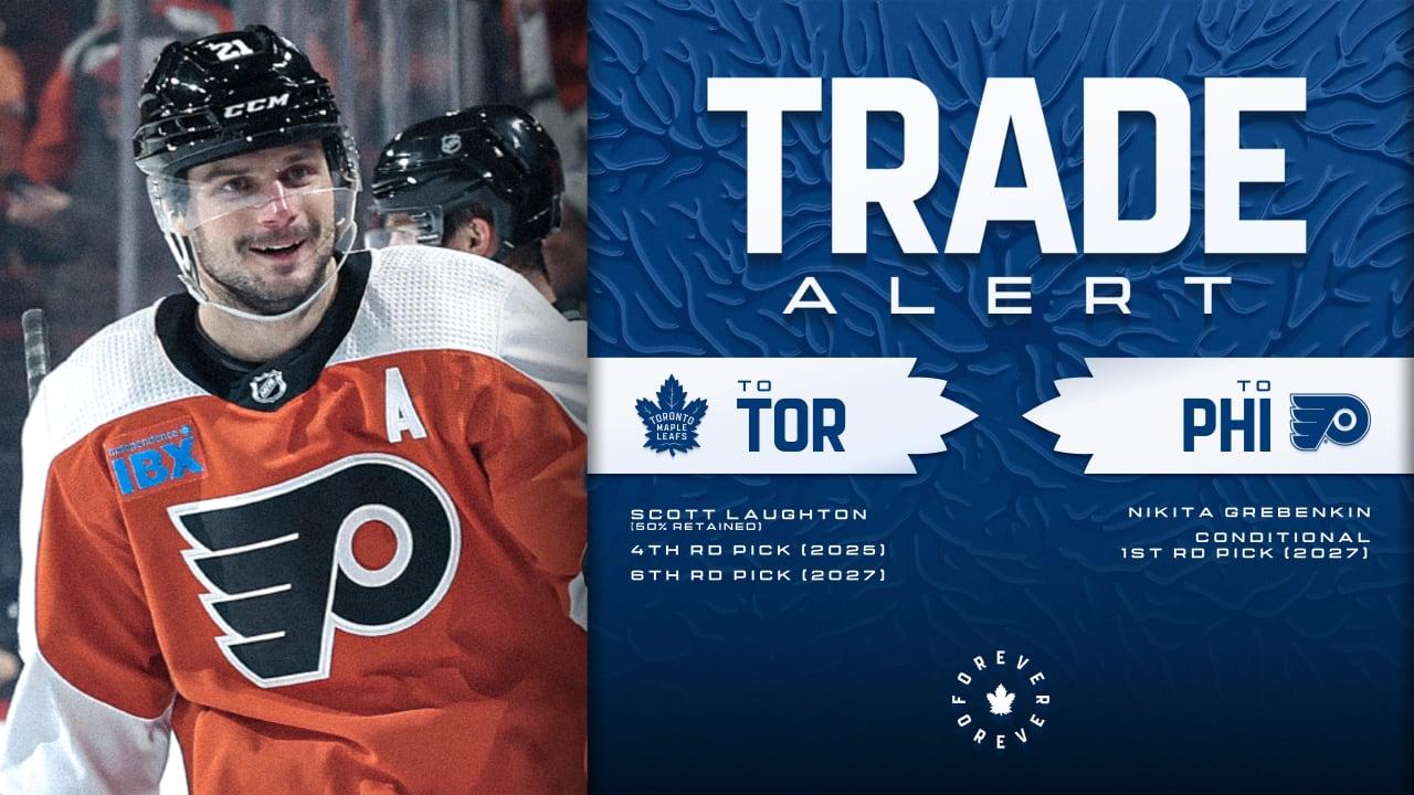 Flyers Pull Off a Steal in Scott Laughton Trade with Maple Leafs Flyers Pull Off a Steal in Scott Laughton Trade with Maple Leafs