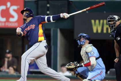 Astros Slugger Boasts One of Baseball’s Most Unbelievable Swing Paths