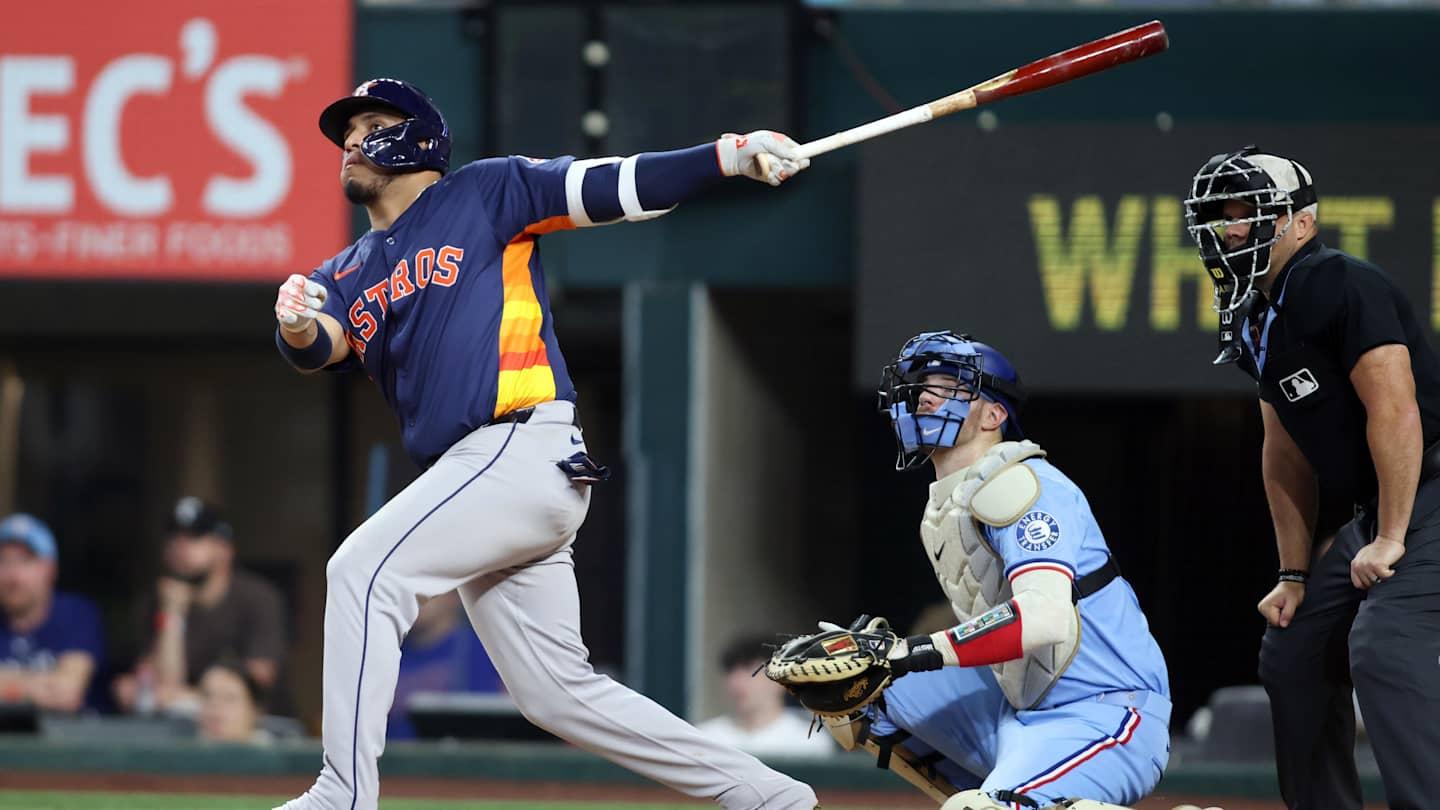 Astros Slugger Boasts One of Baseball’s Most Unbelievable Swing Paths Astros Slugger Boasts One of Baseball’s Most Unbelievable Swing Paths
