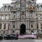 Artists and Activists Unite at Philadelphia City Hall to Protest Vanishing NEA Funding