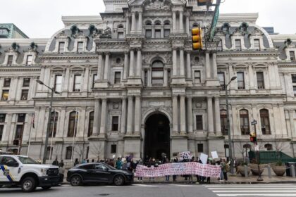 Artists and Activists Unite at Philadelphia City Hall to Protest Vanishing NEA Funding