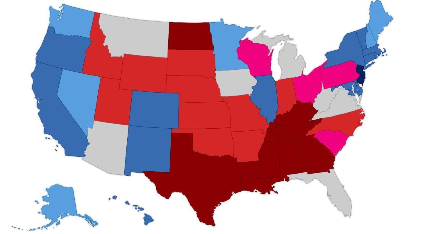Discover How Red or Blue Your State Really Is Discover How Red or Blue Your State Really Is