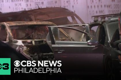 Fiery Crash Under I-95 Overpass in Philadelphia’s Fishtown Leaves Uber Driver Dead and One Injured