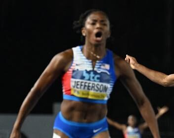 Melissa Jefferson-Wooden Shatters Records with Historic 100m Run at Grand Slam Track Philadelphia
