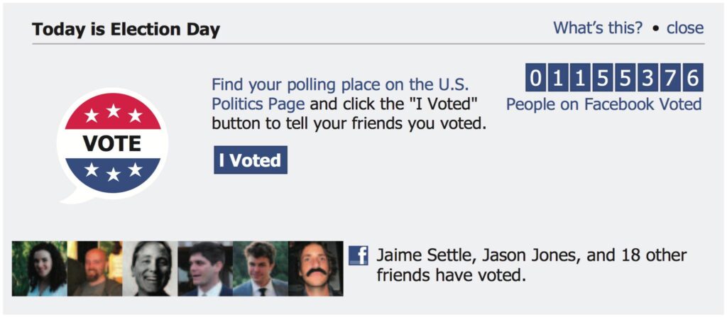 Facebook Sparks Surge in Voter Turnout Across the Nation Facebook Sparks Surge in Voter Turnout Across the Nation
