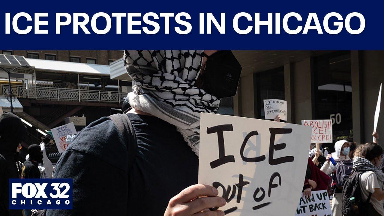 Car Plows Through ICE Protesters in Chicago, Sparking Chaos Car Plows Through ICE Protesters in Chicago, Sparking Chaos