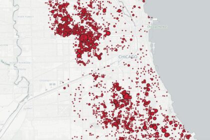 Map Reveals Locations of 1 Dead and 15 Injured in Chicago Shootings from New Year’s Eve to New Year’s Day Morning