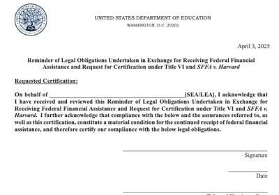 States Face Federal Deadline to Certify School DEI Bans or Risk Losing Funding
