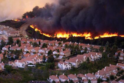 Relentless Santa Ana Winds Spark Wildfires, Forcing Evacuations Near San Diego