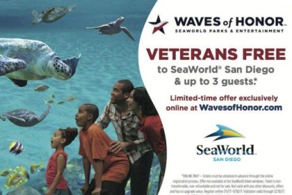 Veterans Enjoy Free Admission to SeaWorld Through December