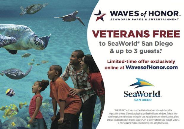 Veterans Enjoy Free Admission to SeaWorld Through December Veterans Enjoy Free Admission to SeaWorld Through December