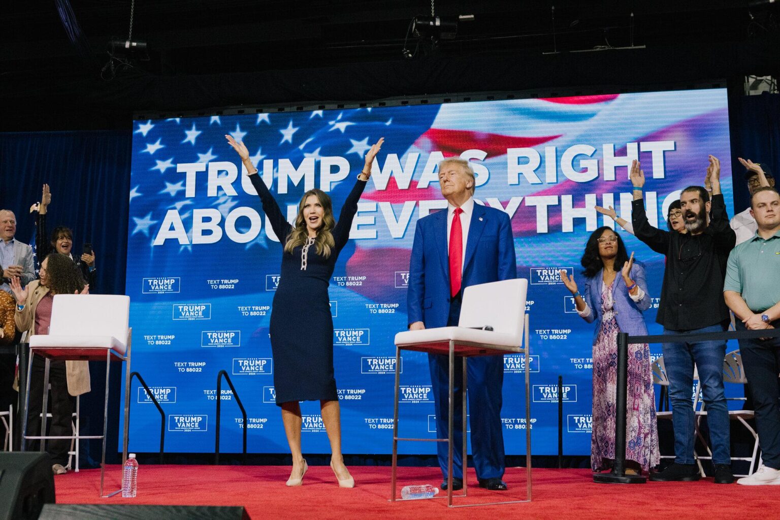 WATCH: Trump Halts Town Hall After Two Medical Emergencies, Switches to Playing Music