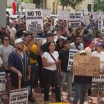 Hundreds Rally in Downtown San Antonio to Protest Immigration Policies and ICE Crackdowns