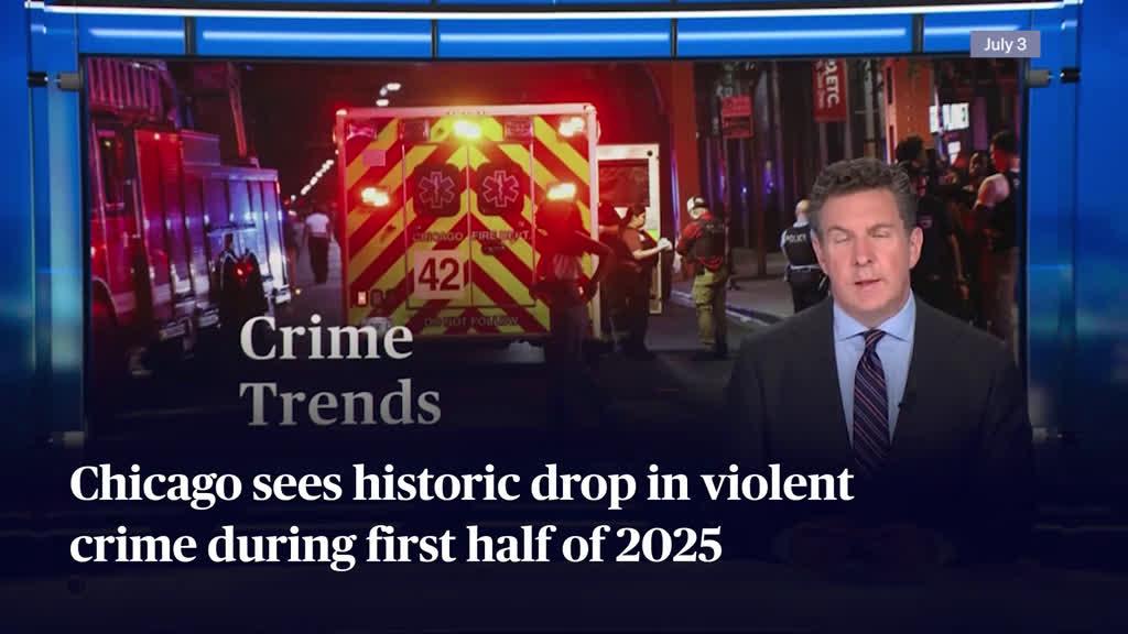 Chicago Sees Dramatic Drop in Violent Crime During First Half of 2025, Mayor Announces Chicago Sees Dramatic Drop in Violent Crime During First Half of 2025, Mayor Announces