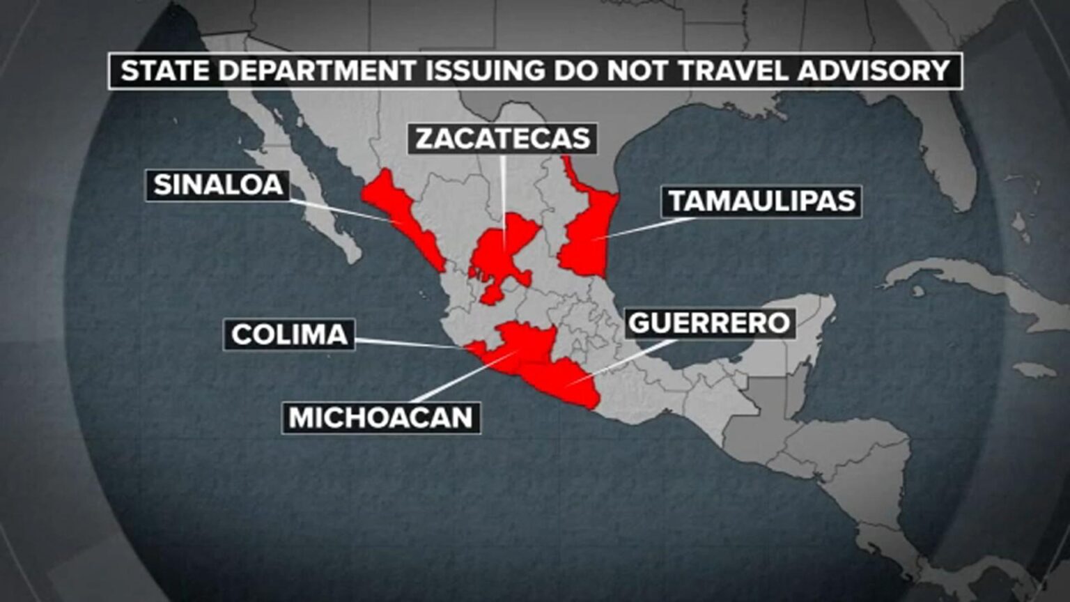 U.S. State Department Issues Travel Warnings Highlighting Rising Violence Near Texas-Mexico Border U.S. State Department Issues Travel Warnings Highlighting Rising Violence Near Texas-Mexico Border
