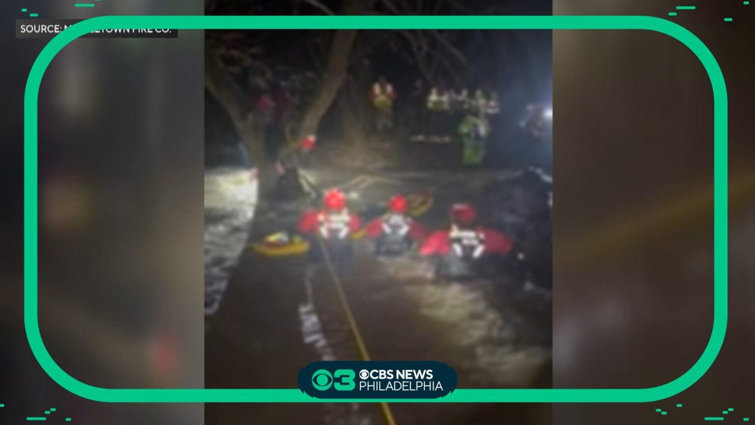 Three People Heroically Rescued in Dramatic Delaware County Water Rescue Three People Heroically Rescued in Dramatic Delaware County Water Rescue