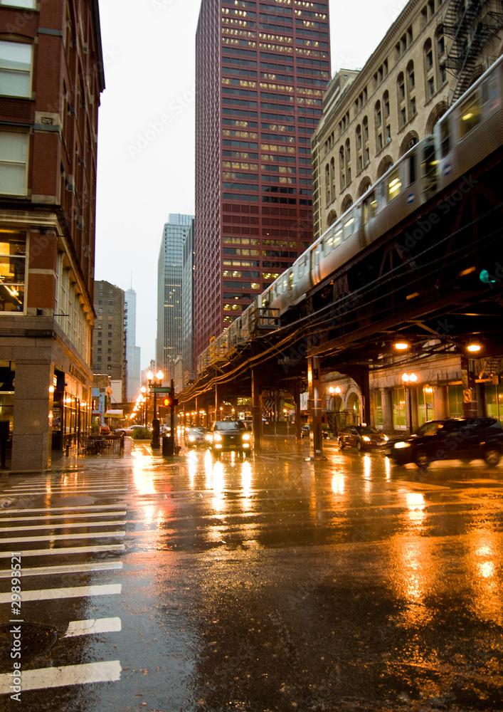Relentless Rain Triggers Flash Flood Warning Across Chicago Wednesday Evening Relentless Rain Triggers Flash Flood Warning Across Chicago Wednesday Evening