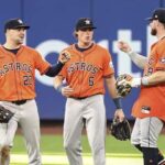 Houston Astros Breakout Outfielder Exits Game Due to Calf Injury