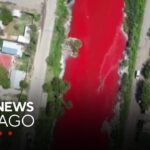 River in Suburban Buenos Aires Mysteriously Turns Red