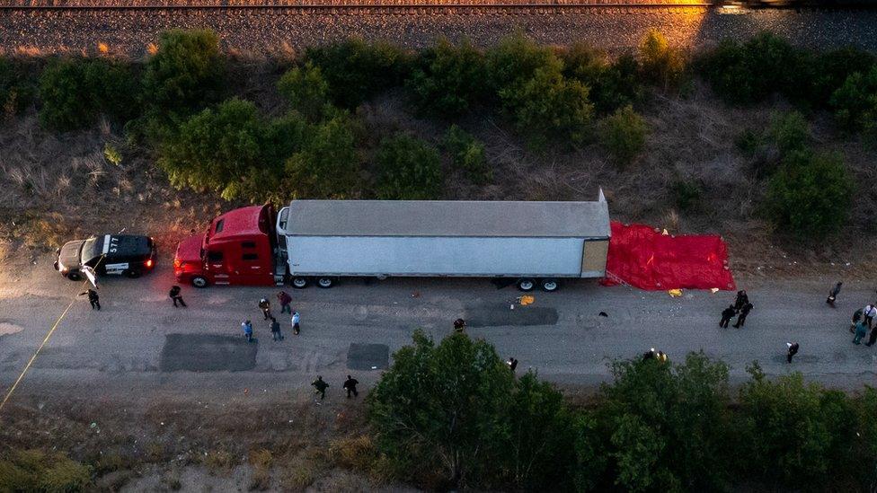 Tragic Deaths of 53 Migrants Found in Texas Tractor-Trailer: Smugglers Face Justice Tragic Deaths of 53 Migrants Found in Texas Tractor-Trailer: Smugglers Face Justice