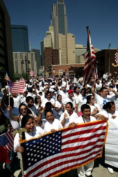 Thousands Rally in Dallas to Stand Against Deportation Operations