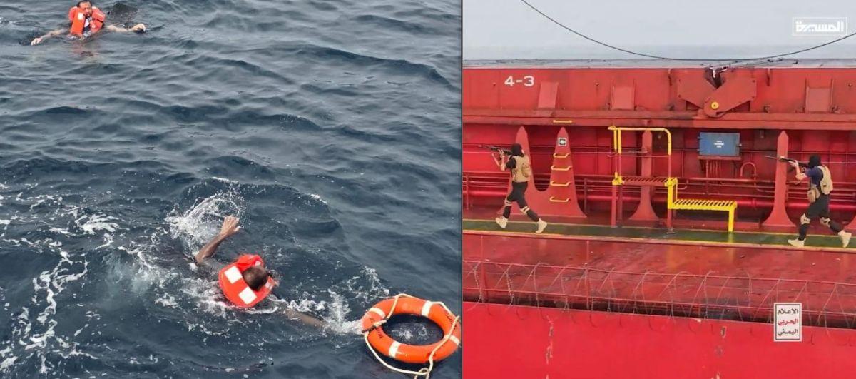 Rescuers Race to Find Missing Crew After Red Sea Attack Amid Allegations of Kidnapping by Yemen Rebels Rescuers Race to Find Missing Crew After Red Sea Attack Amid Allegations of Kidnapping by Yemen Rebels