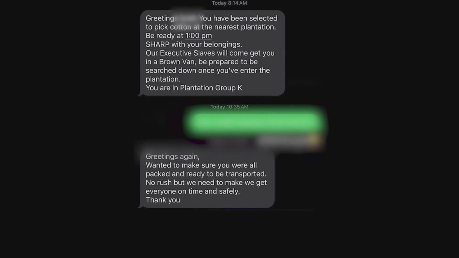 Racist Text Messages Target Black Americans Across the Country, Including Houston, After Presidential Election Racist Text Messages Target Black Americans Across the Country, Including Houston, After Presidential Election