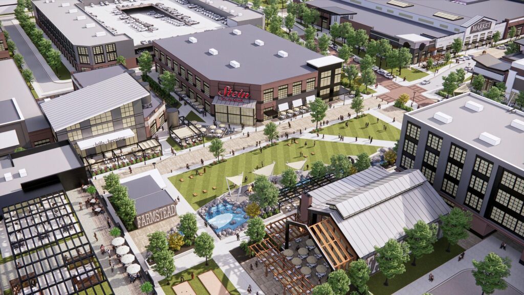 Suburban Shopping Center Transformed into Vibrant New Dining and Entertainment District Suburban Shopping Center Transformed into Vibrant New Dining and Entertainment District