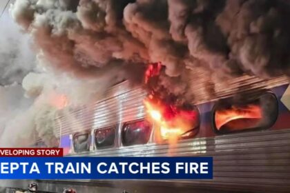 Fire on SEPTA Train at Paoli Station in Chester County Brought Under Control