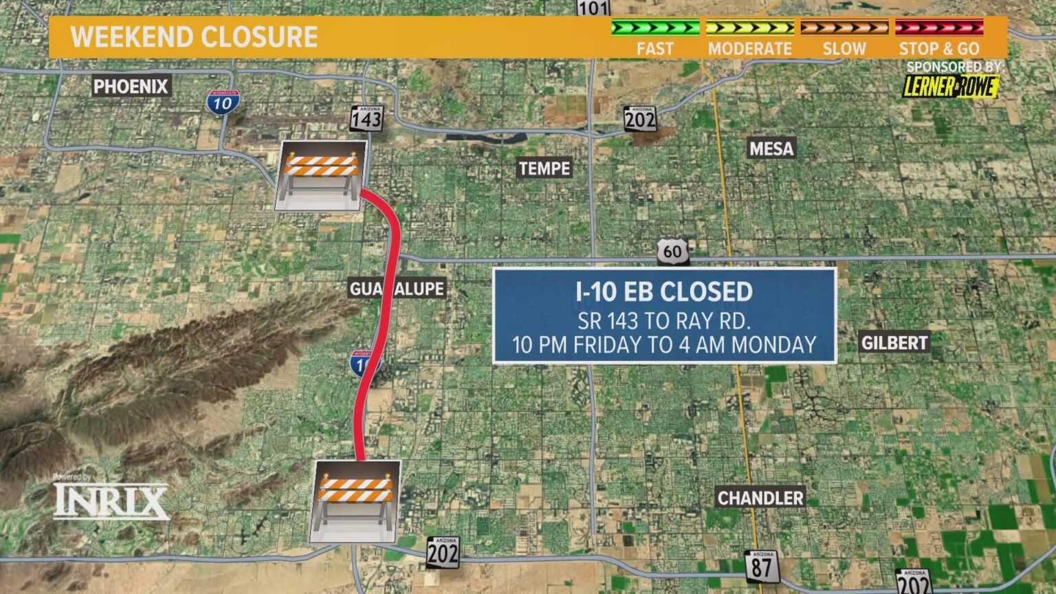 Weekend Road Closures in Phoenix: Major Restrictions on US 60, I-10, and Key Freeways