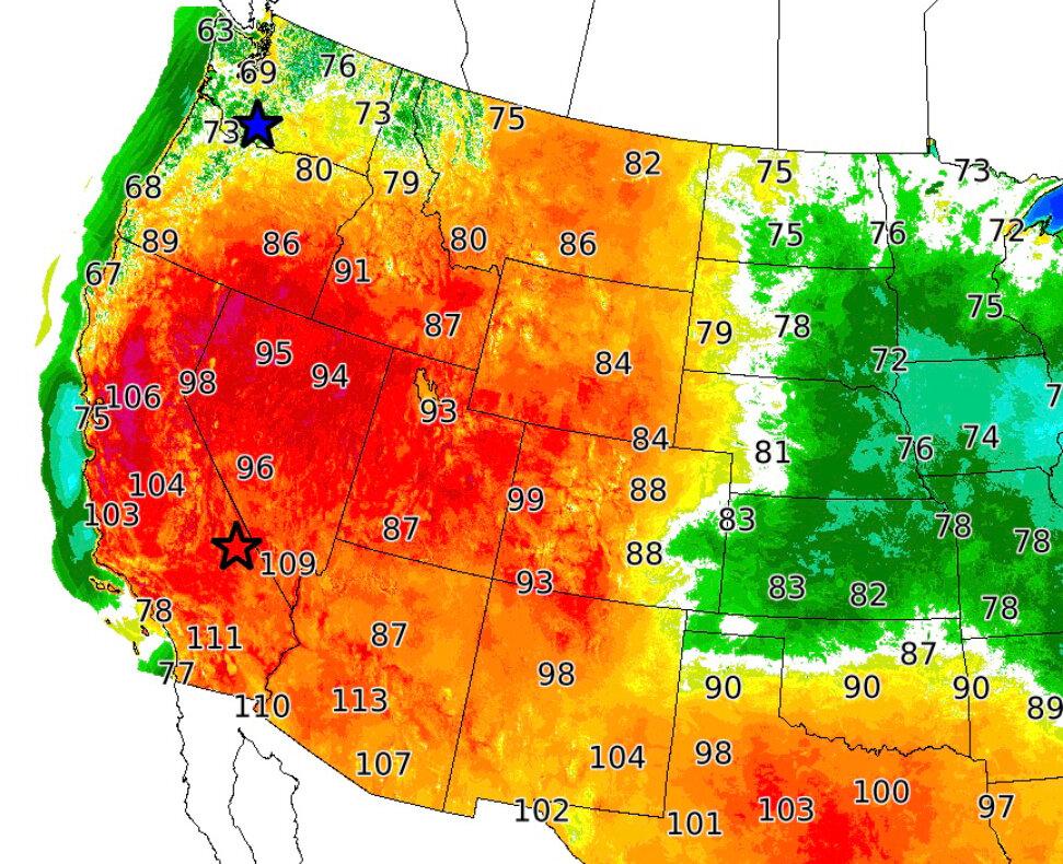 Blazing Heat Wave Engulfs the Southwest U.S