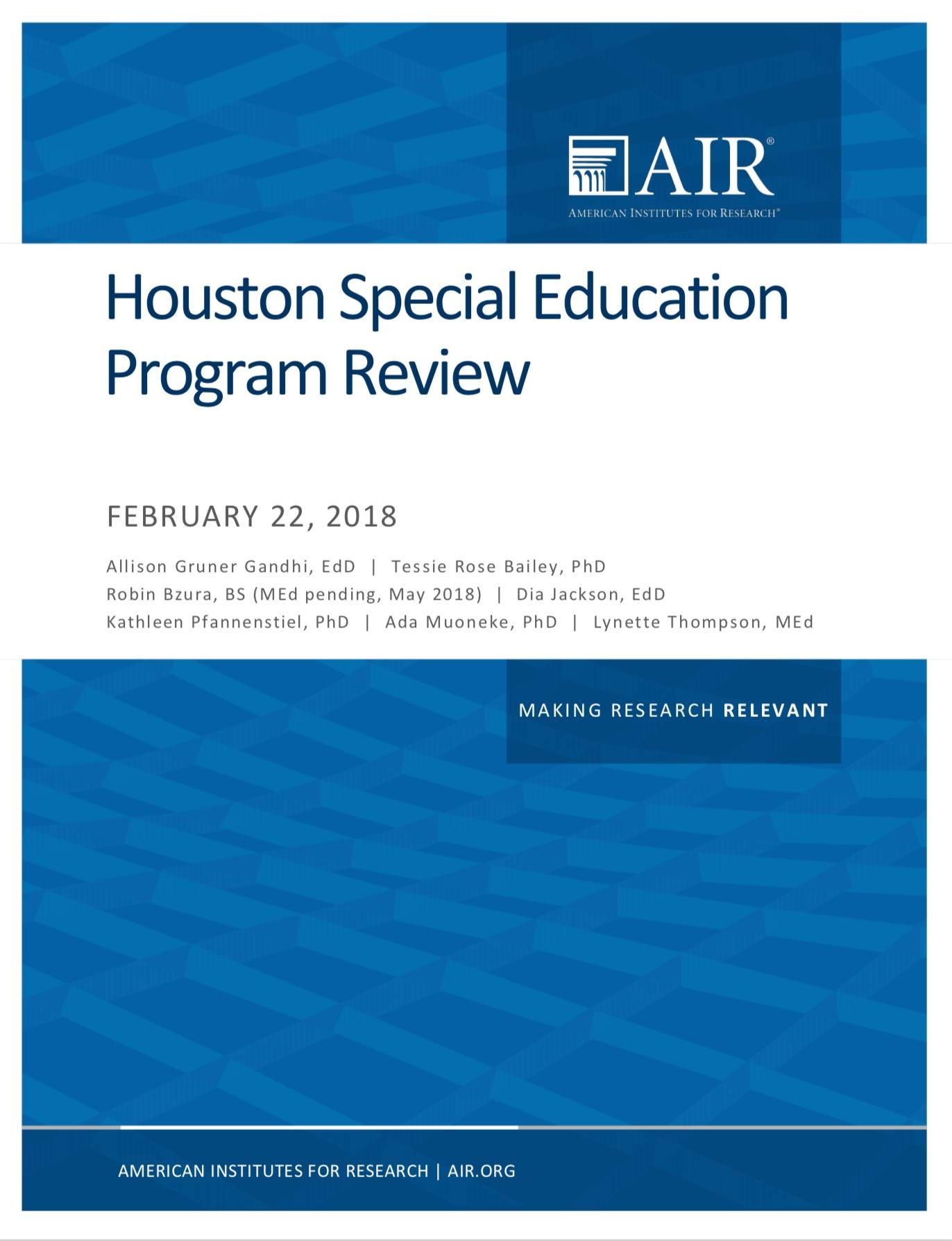 HISD Audits Reveal Deep Challenges in Special Education Alongside Promising Signs of Progress