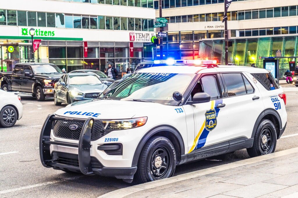 Philadelphia Police Release Video of Vehicle Sought in School Safety Officer Shooting Philadelphia Police Release Video of Vehicle Sought in School Safety Officer Shooting