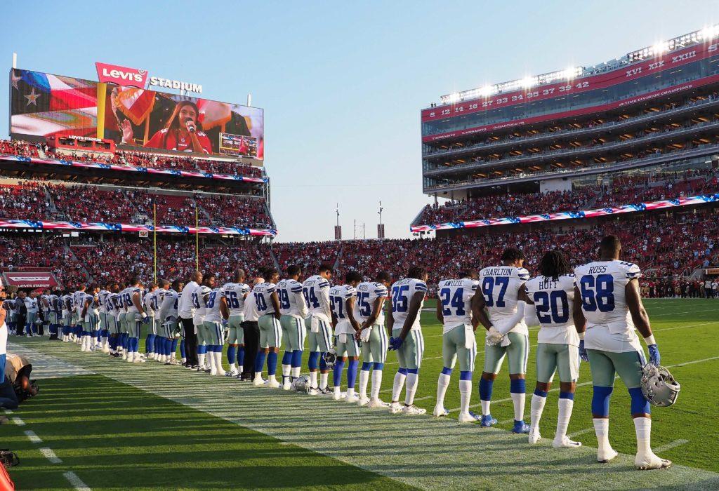 NFL Players Protest During National Anthem, Sparking Fierce Backlash from Trump