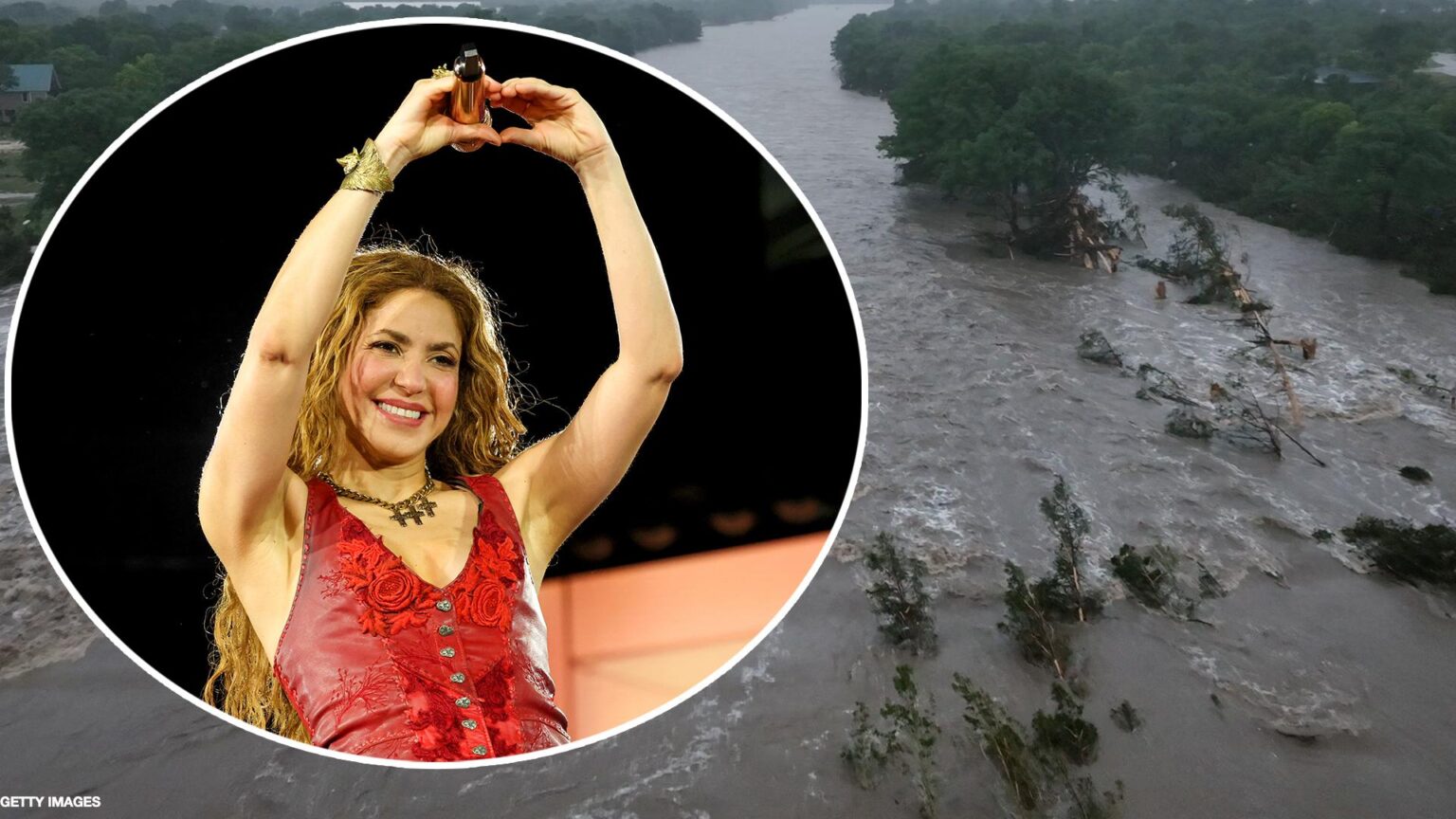 Shakira Donates Concert Earnings to Support Texas Flood Relief Efforts Shakira Donates Concert Earnings to Support Texas Flood Relief Efforts