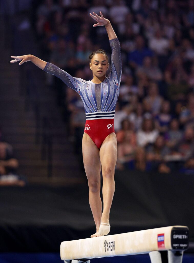 17-Year-Old Plano Sensation Hezly Rivera Captures U.S. Gymnastics National Championship
