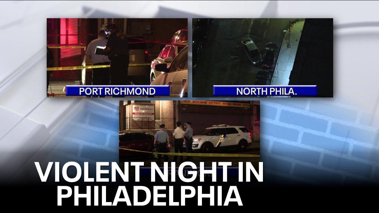 Violent Night in Philadelphia: Multiple Shootings and Stabbings Shake the City