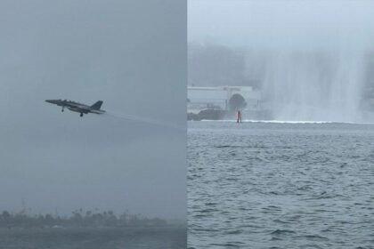 Navy Growler Crashes in San Diego Bay, Crew Safe and Recovering