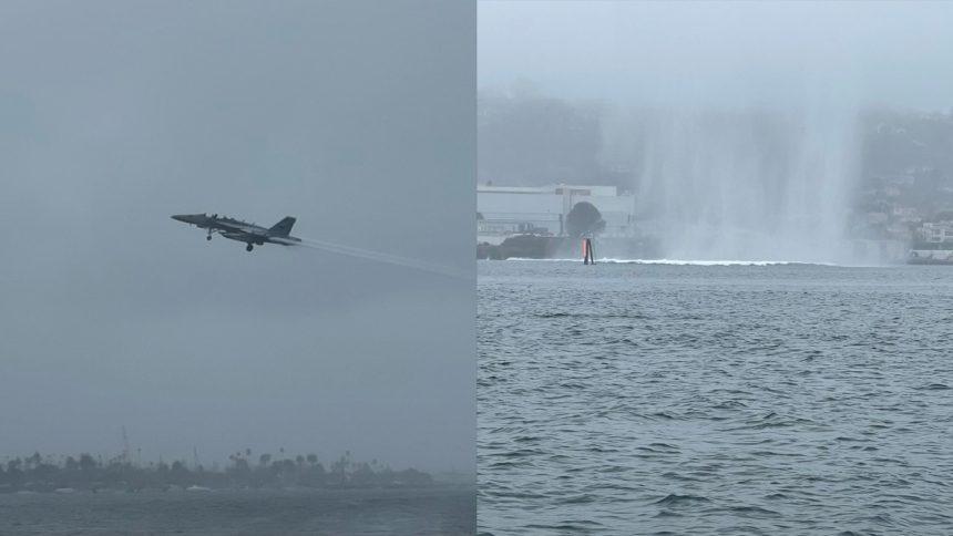 Navy Growler Crashes in San Diego Bay, Crew Safe and Recovering