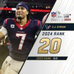 C.J. Stroud Rises to #39 in NFL Top 100 Rankings