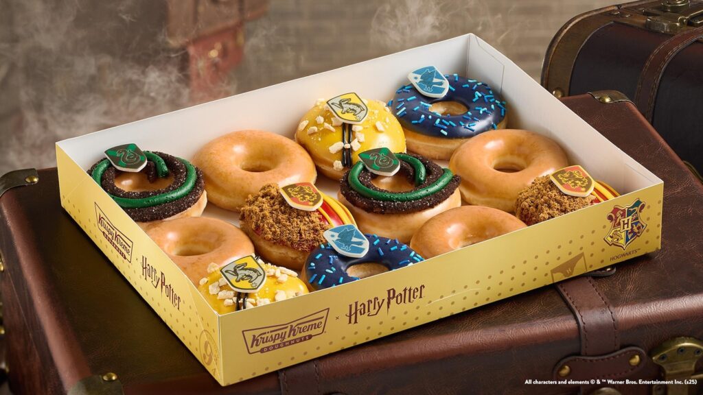Magical Harry Potter Hogwarts Doughnuts Arrive at Krispy Kreme in Exciting New Collaboration