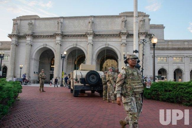 National Guard Patrols at DC’s Union Station Spark Heckles and Photo Ops but See Little Action